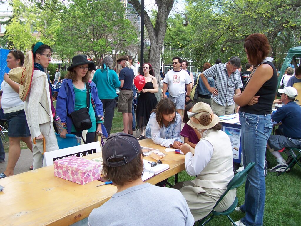 Community participation with Madame Beespeaker.